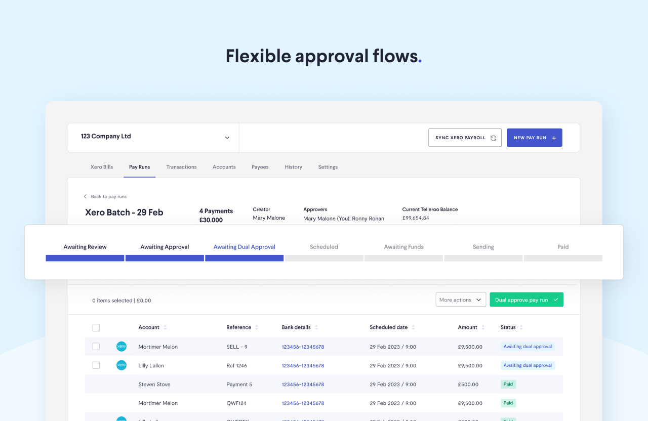 screenshot of Telleroo