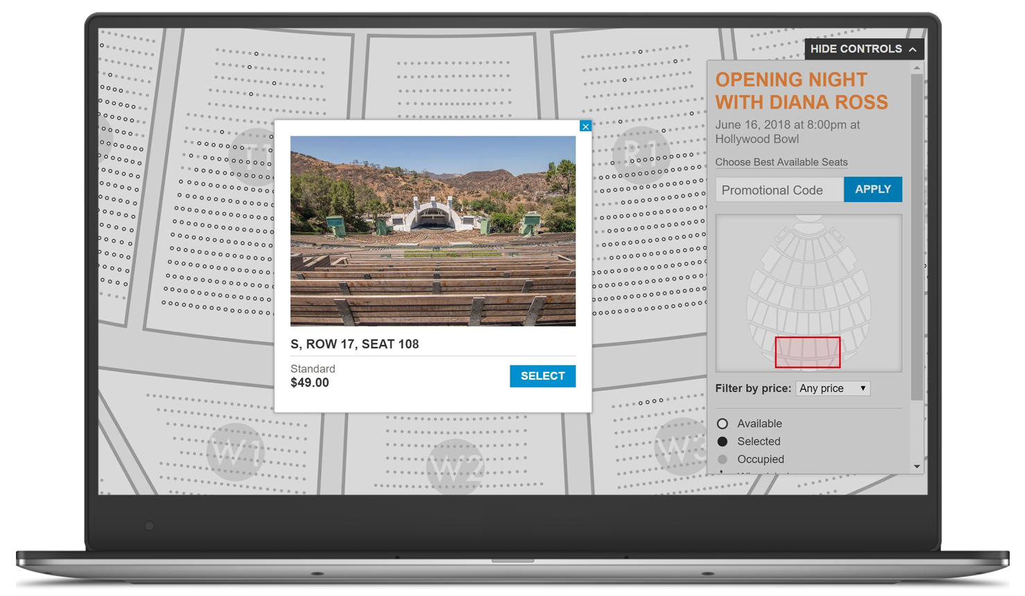 screenshot of Tessitura