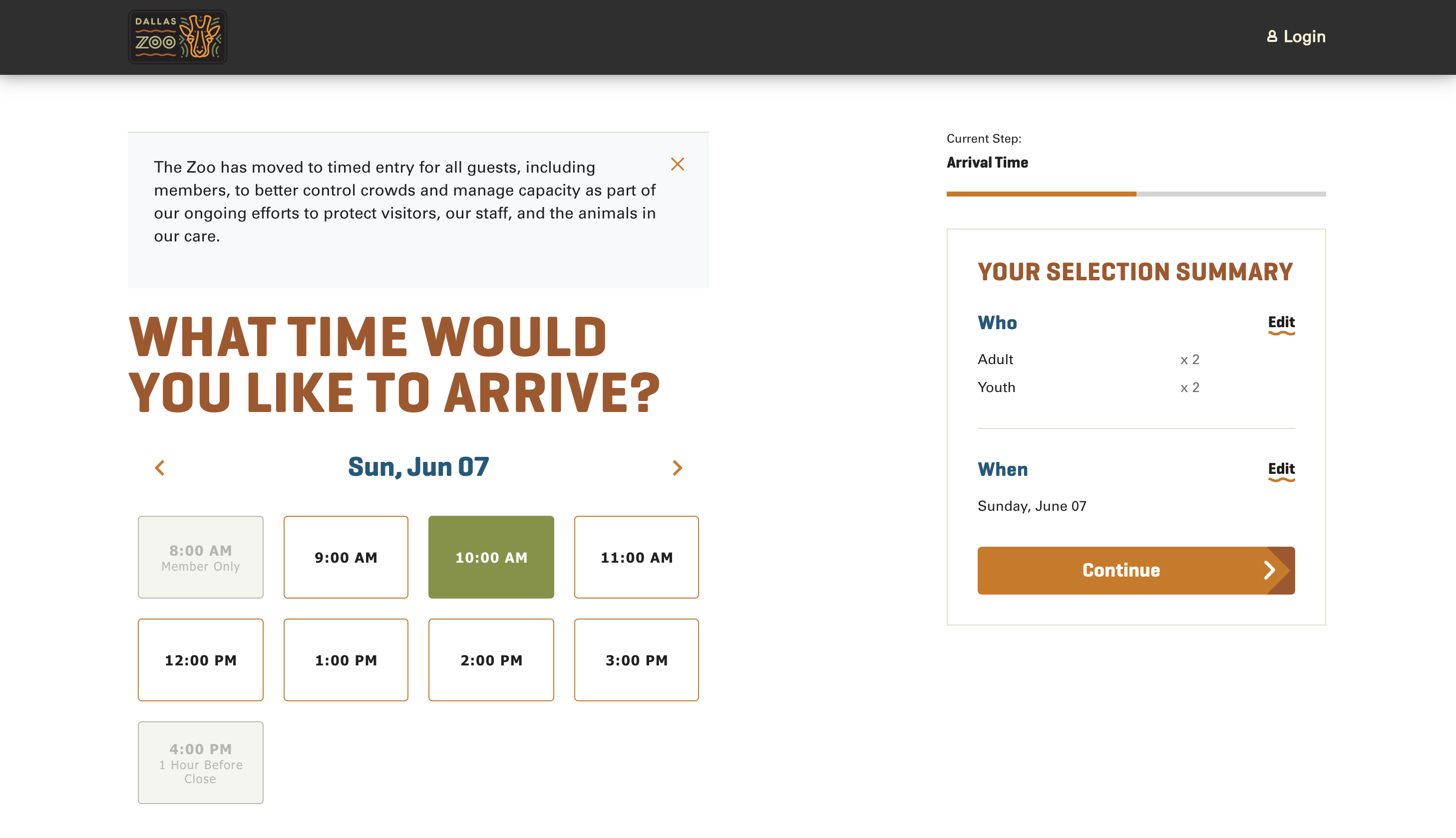 screenshot of Tessitura