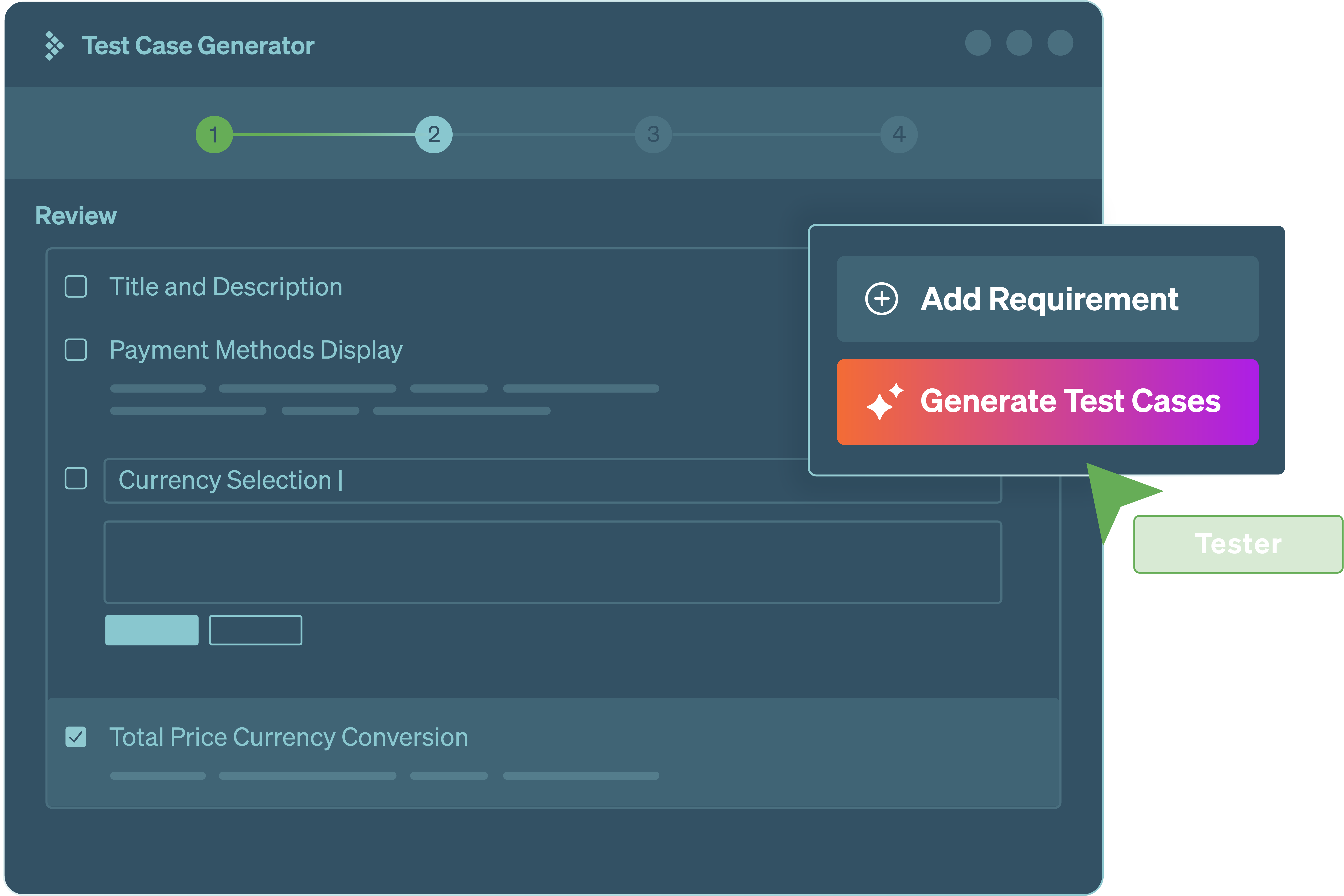screenshot of TestRail