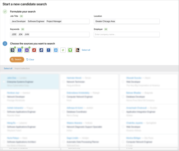 screenshot of Textkernel