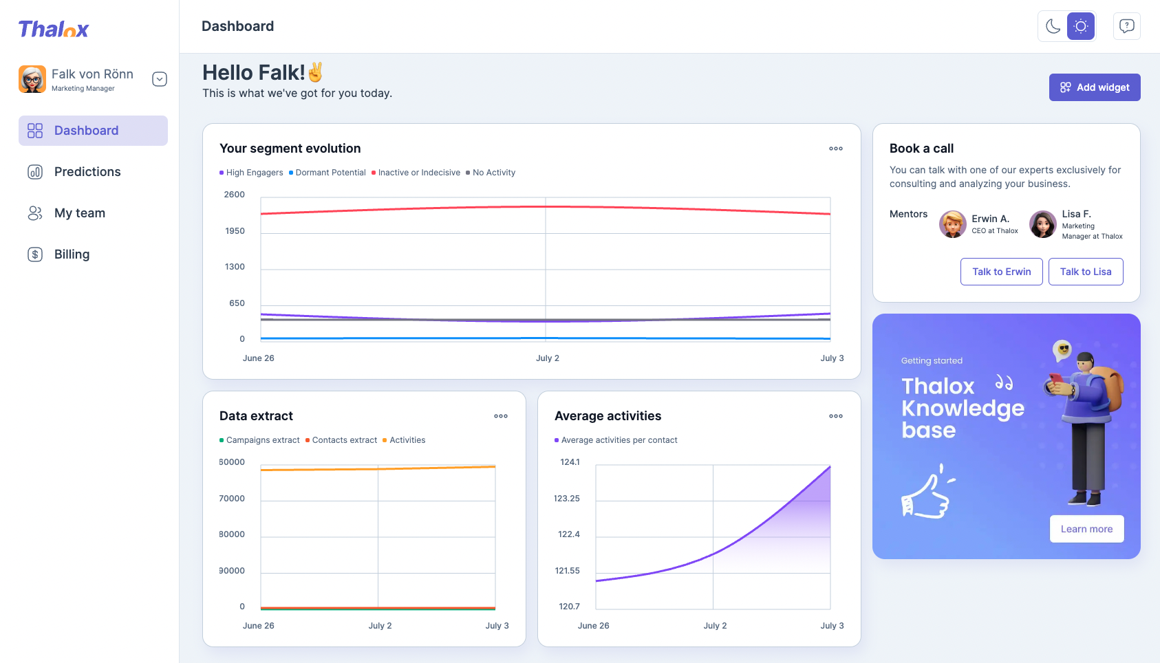 screenshot of Thalox