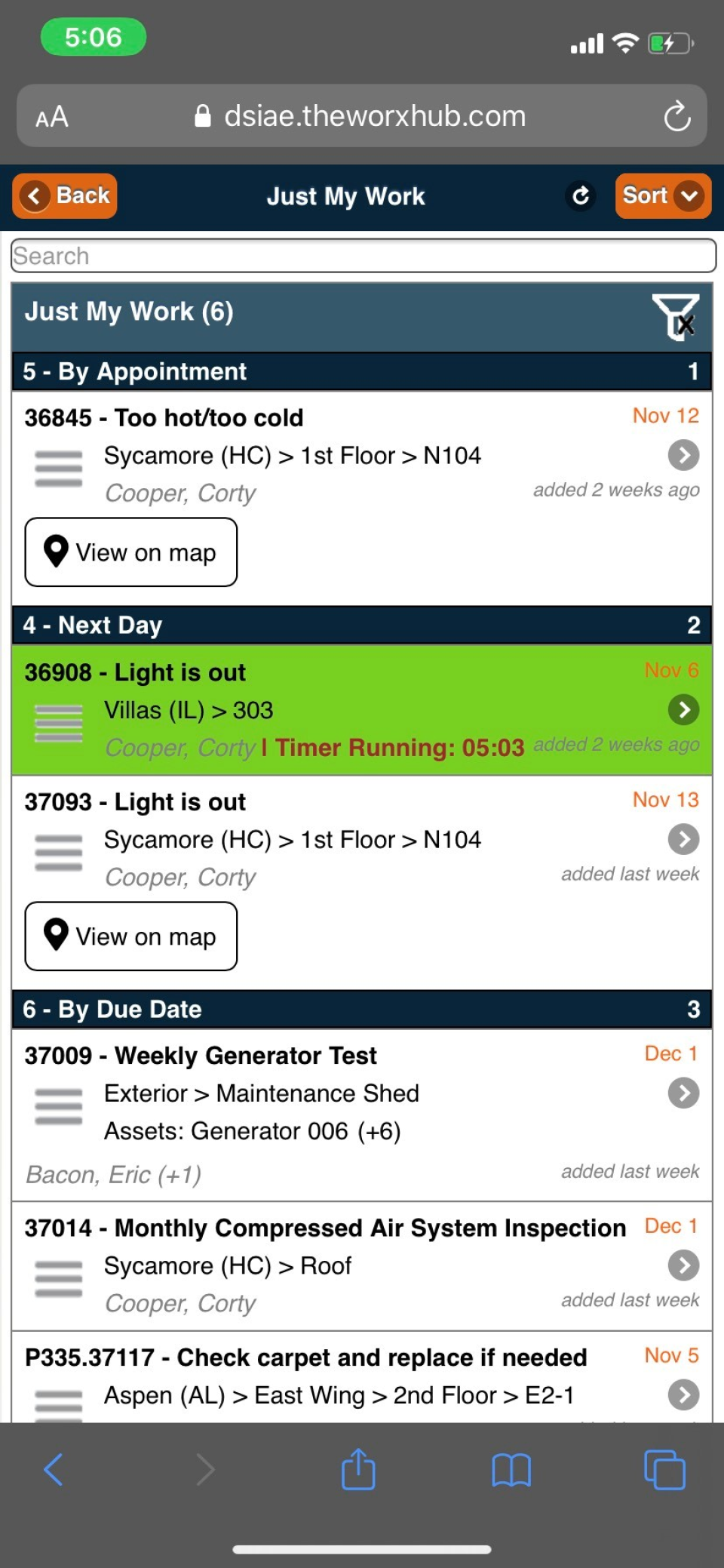 screenshot of TheWorxHub