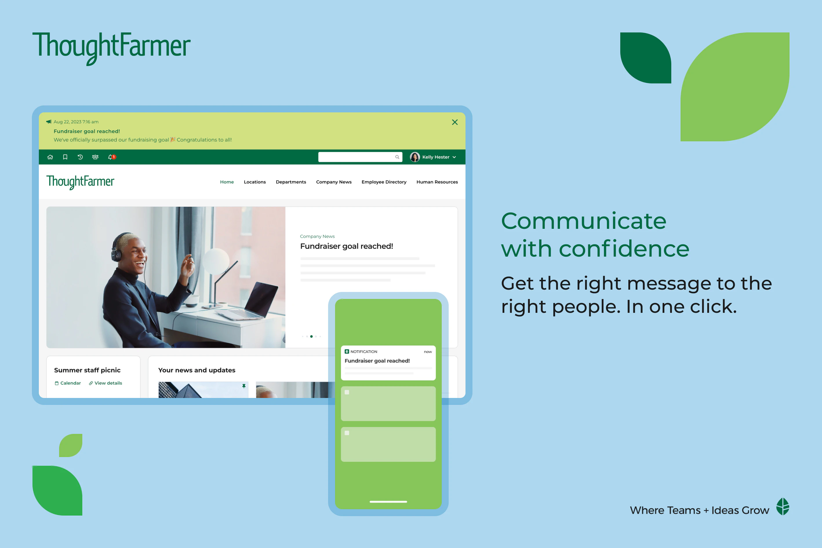 screenshot of ThoughtFarmer