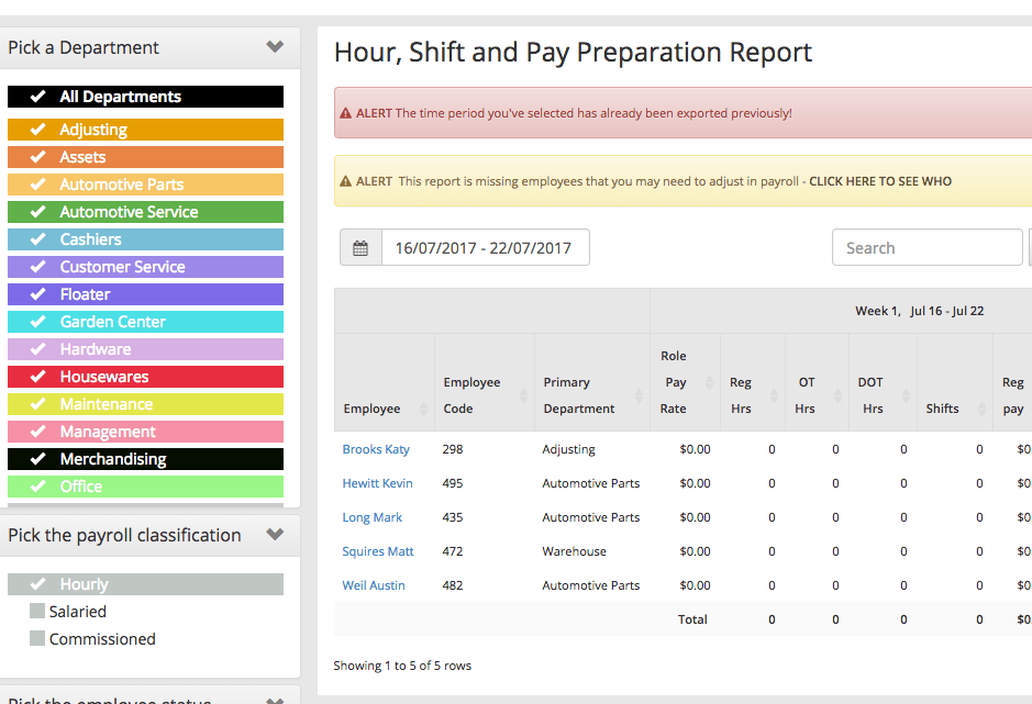 screenshot of TimeWellScheduled