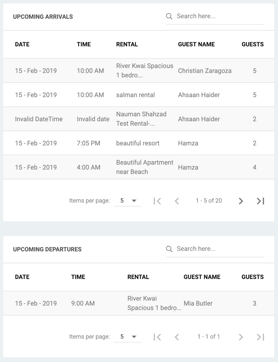 screenshot of Tokeet