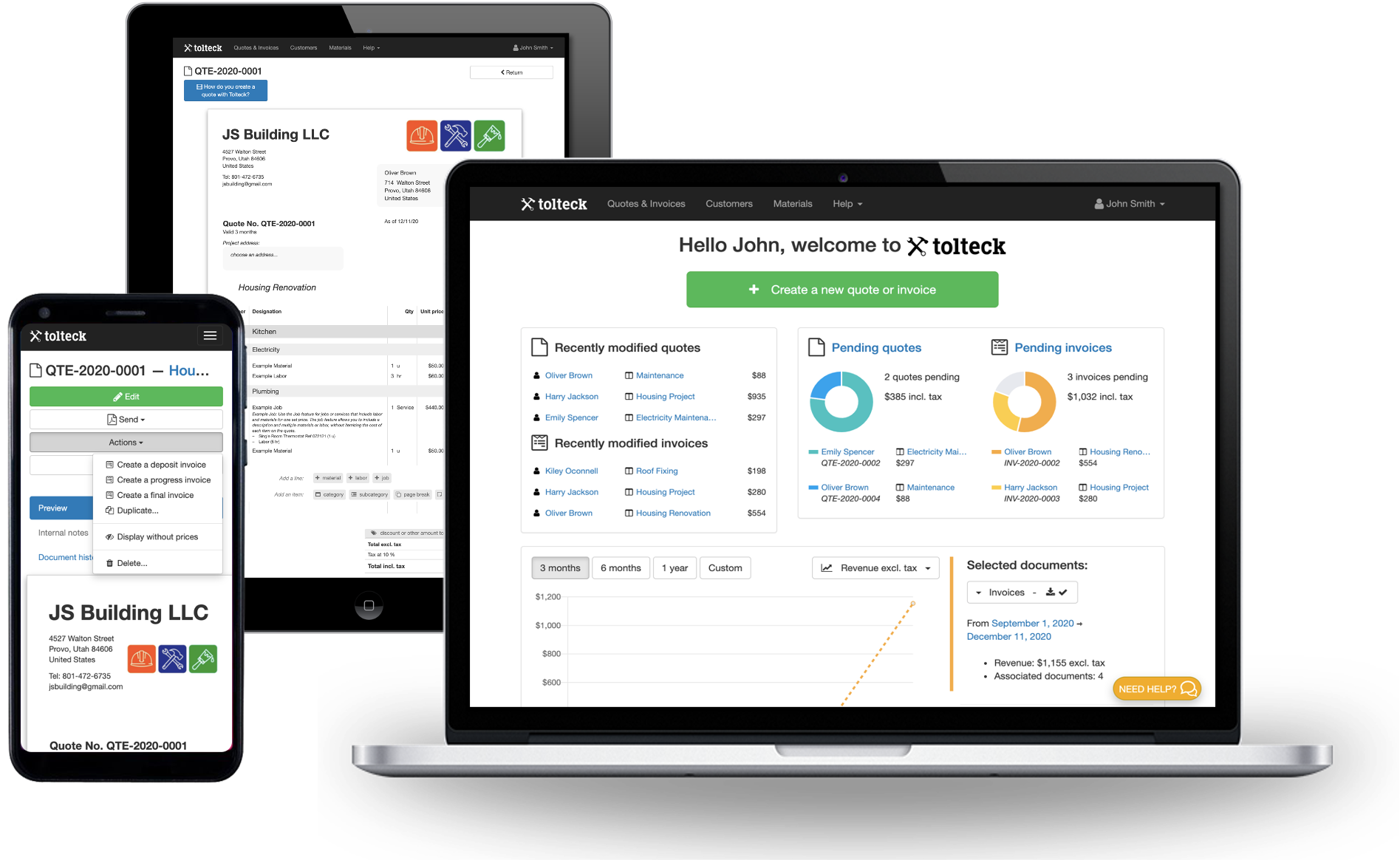 screenshot of Tolteck