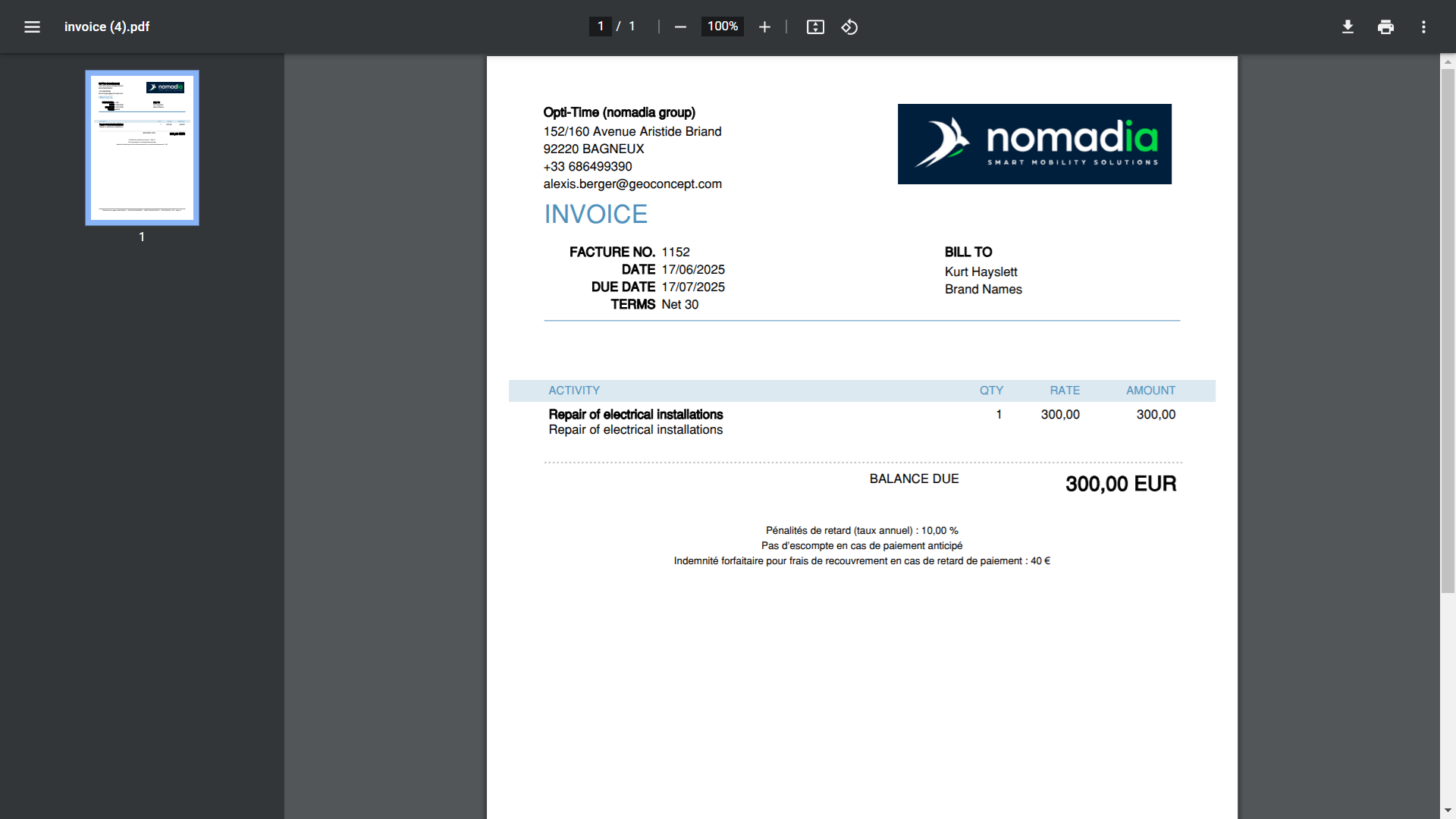 screenshot of TourSolver
