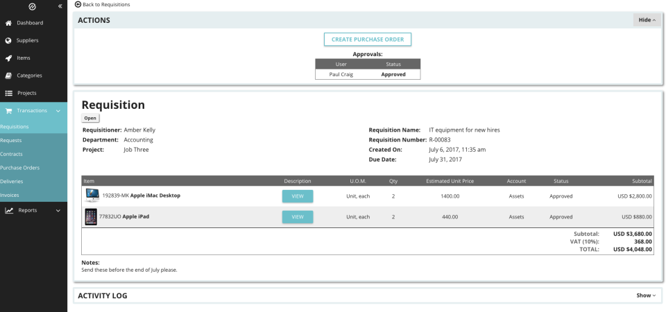 screenshot of Tradogram
