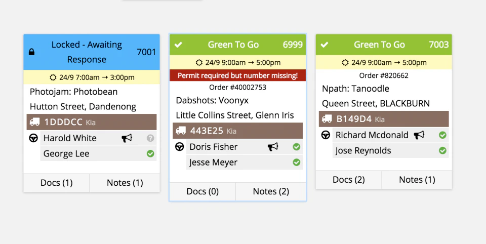 screenshot of Traffio
