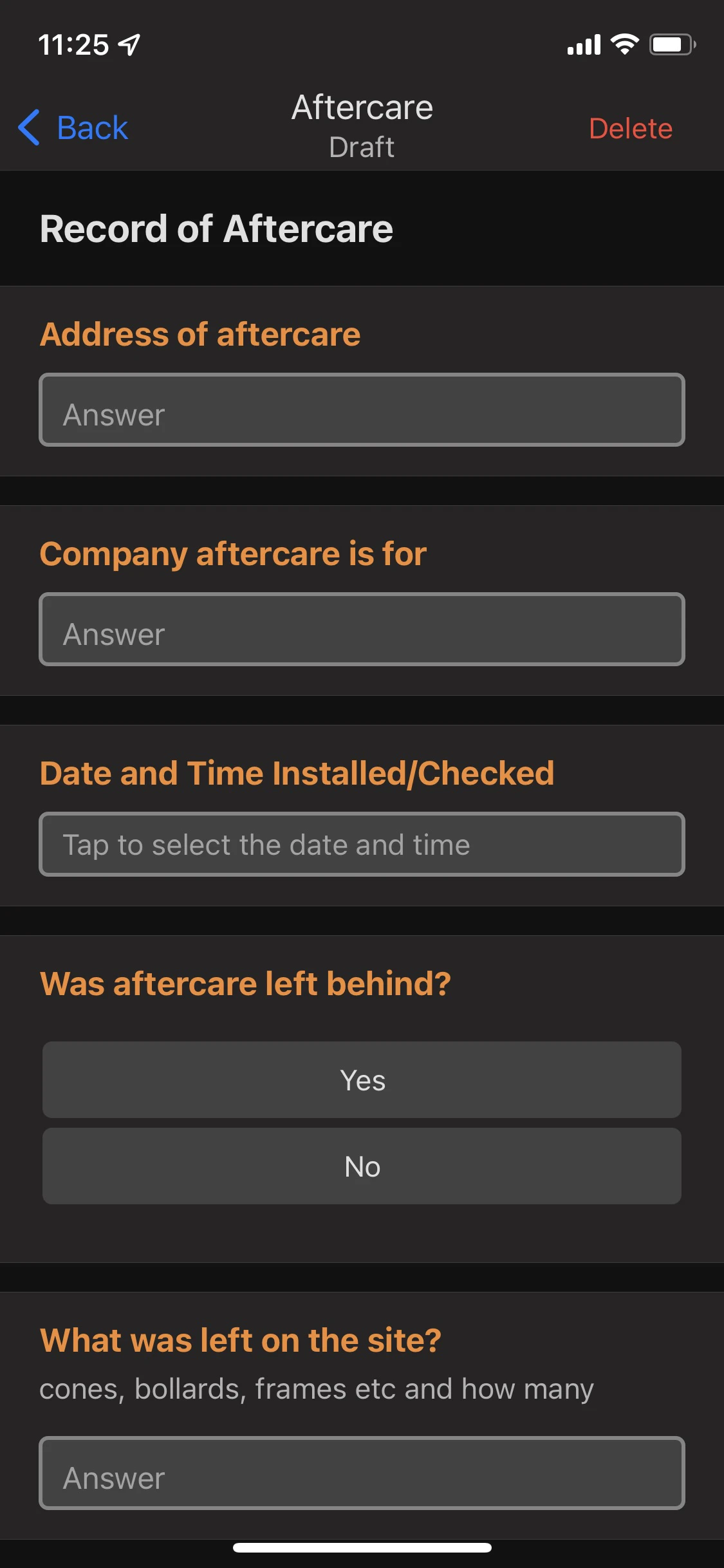 screenshot of Traffio