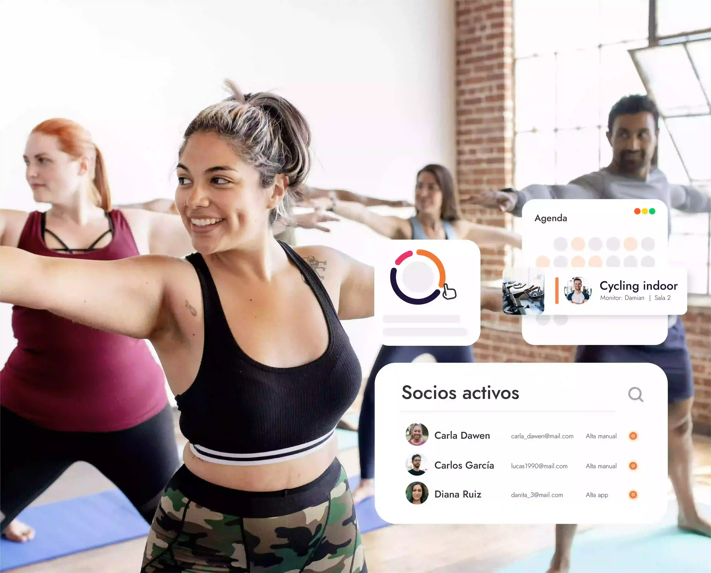 screenshot of Trainingym