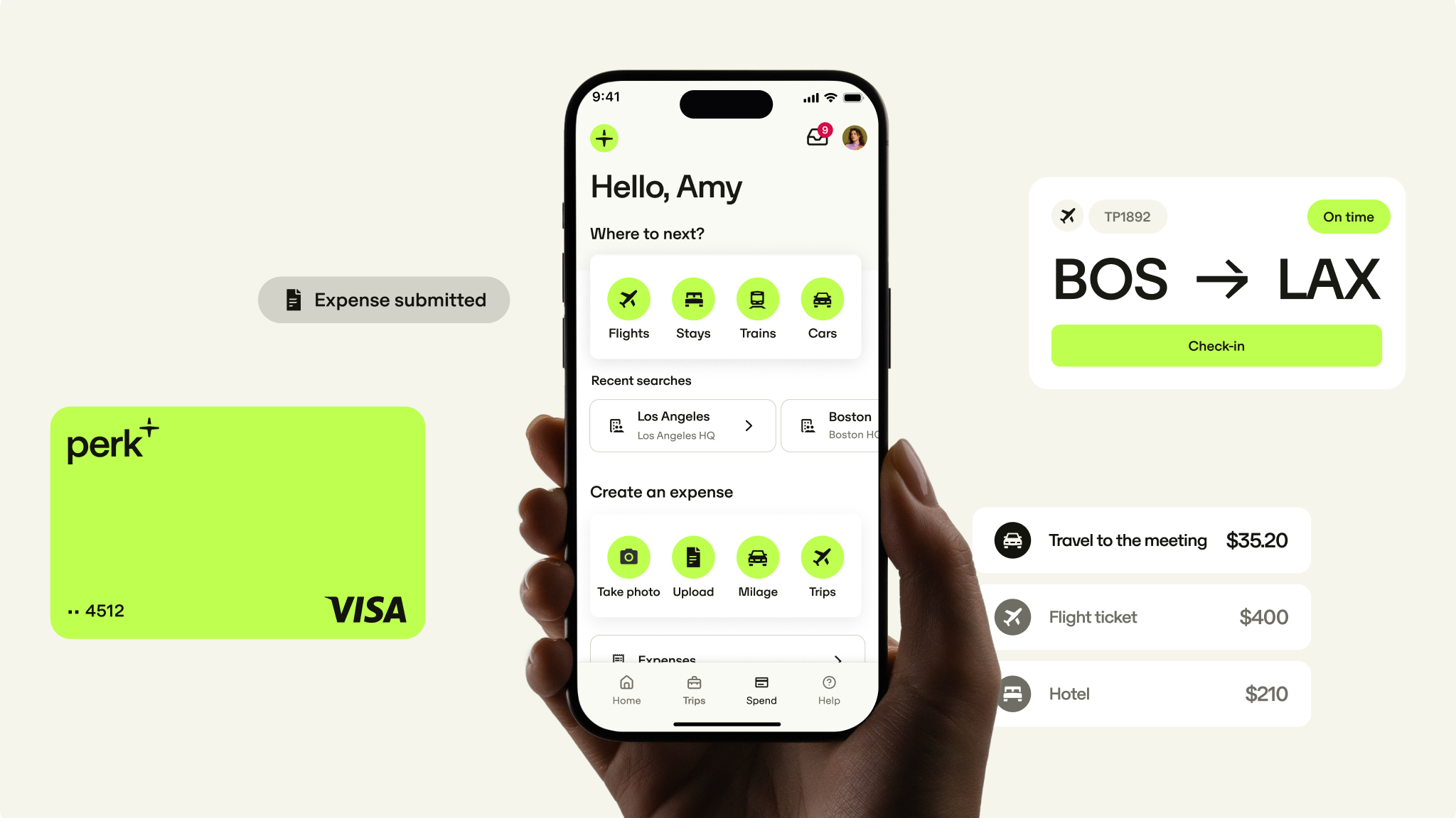 screenshot of TravelPerk