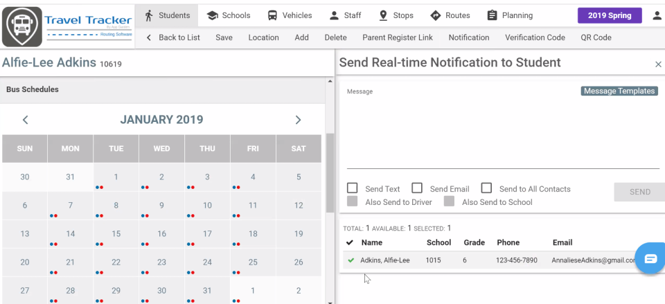 screenshot of TravelTracker-Trips