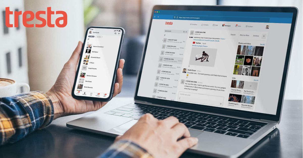 screenshot of Tresta