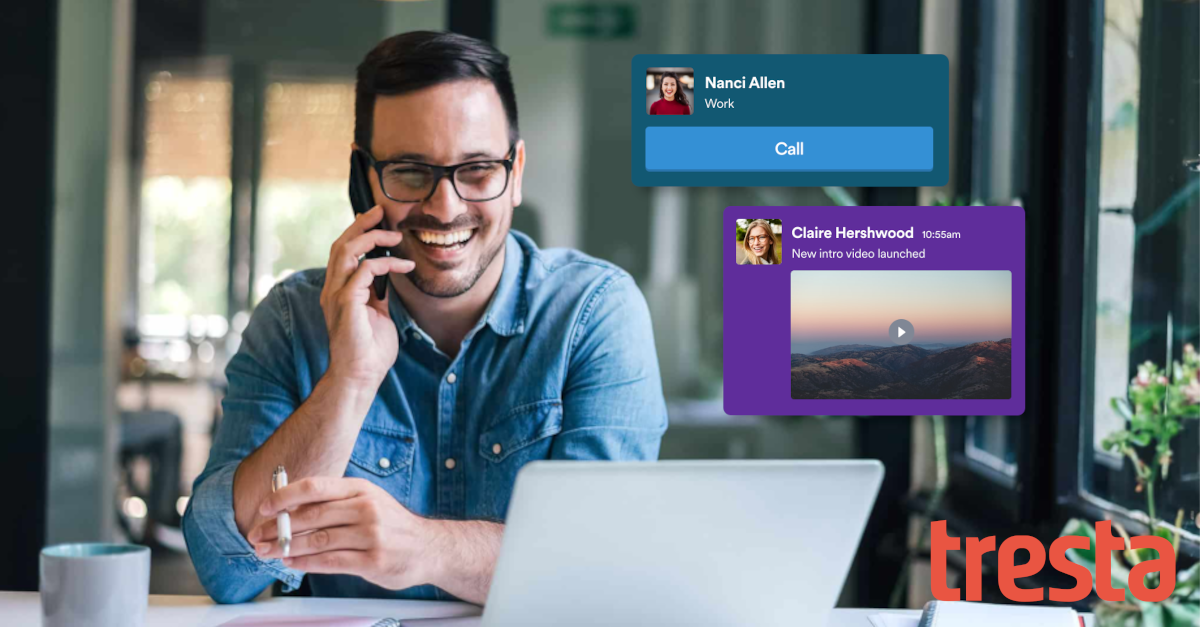 screenshot of Tresta