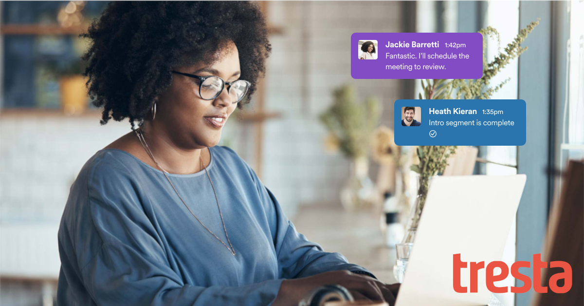 screenshot of Tresta