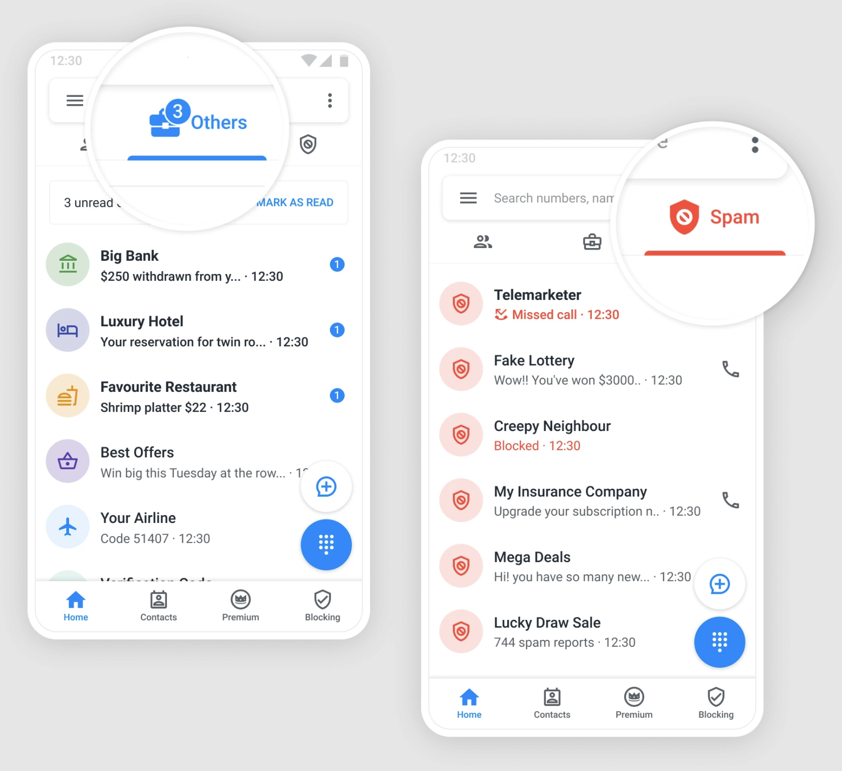 screenshot of Truecaller