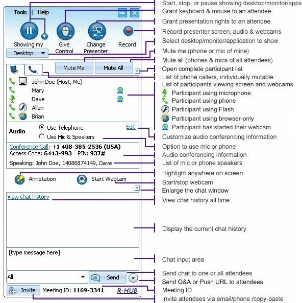 screenshot of TurboMeeting