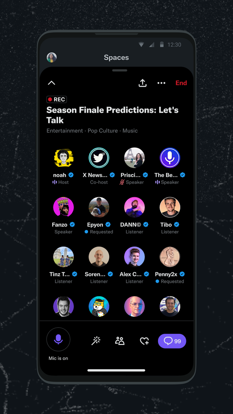 screenshot of Twitter/X