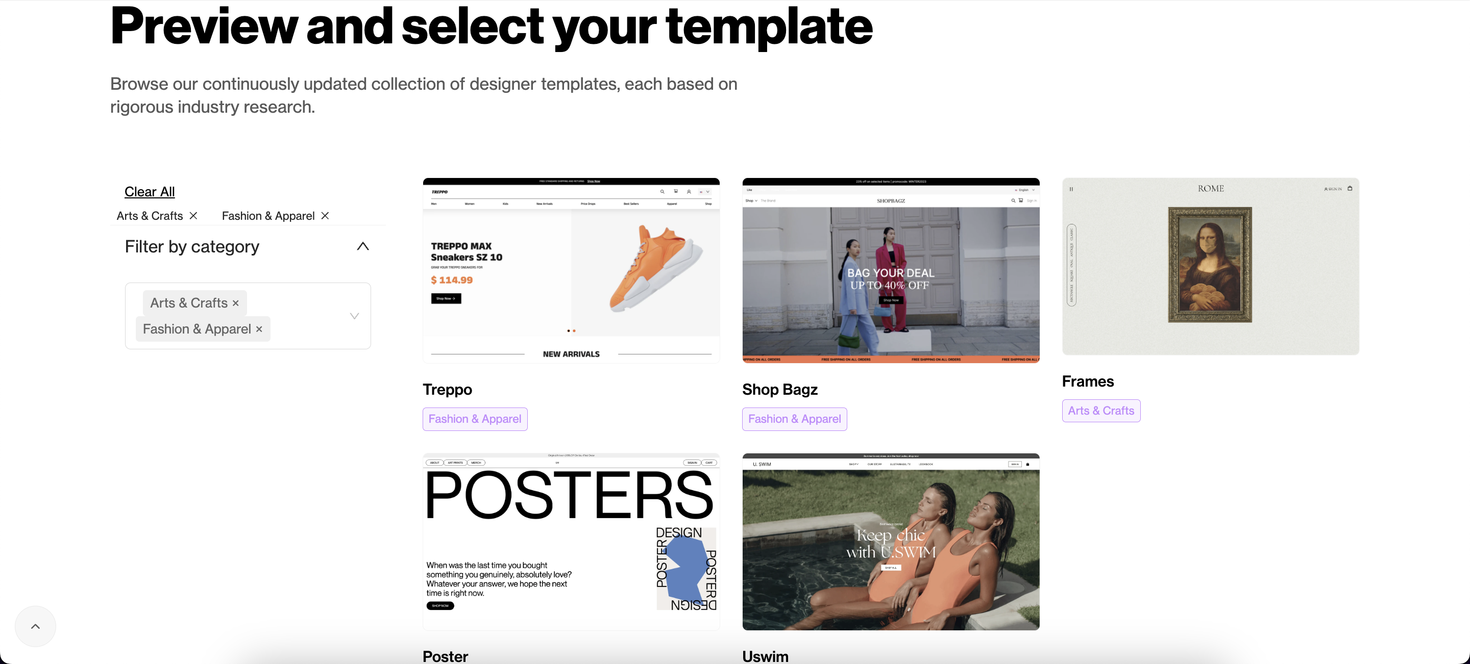 screenshot of Ucraft