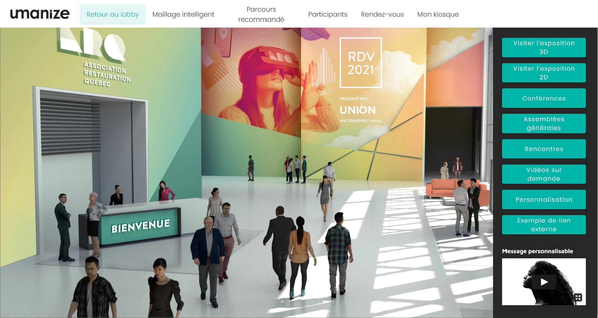 screenshot of Umanize