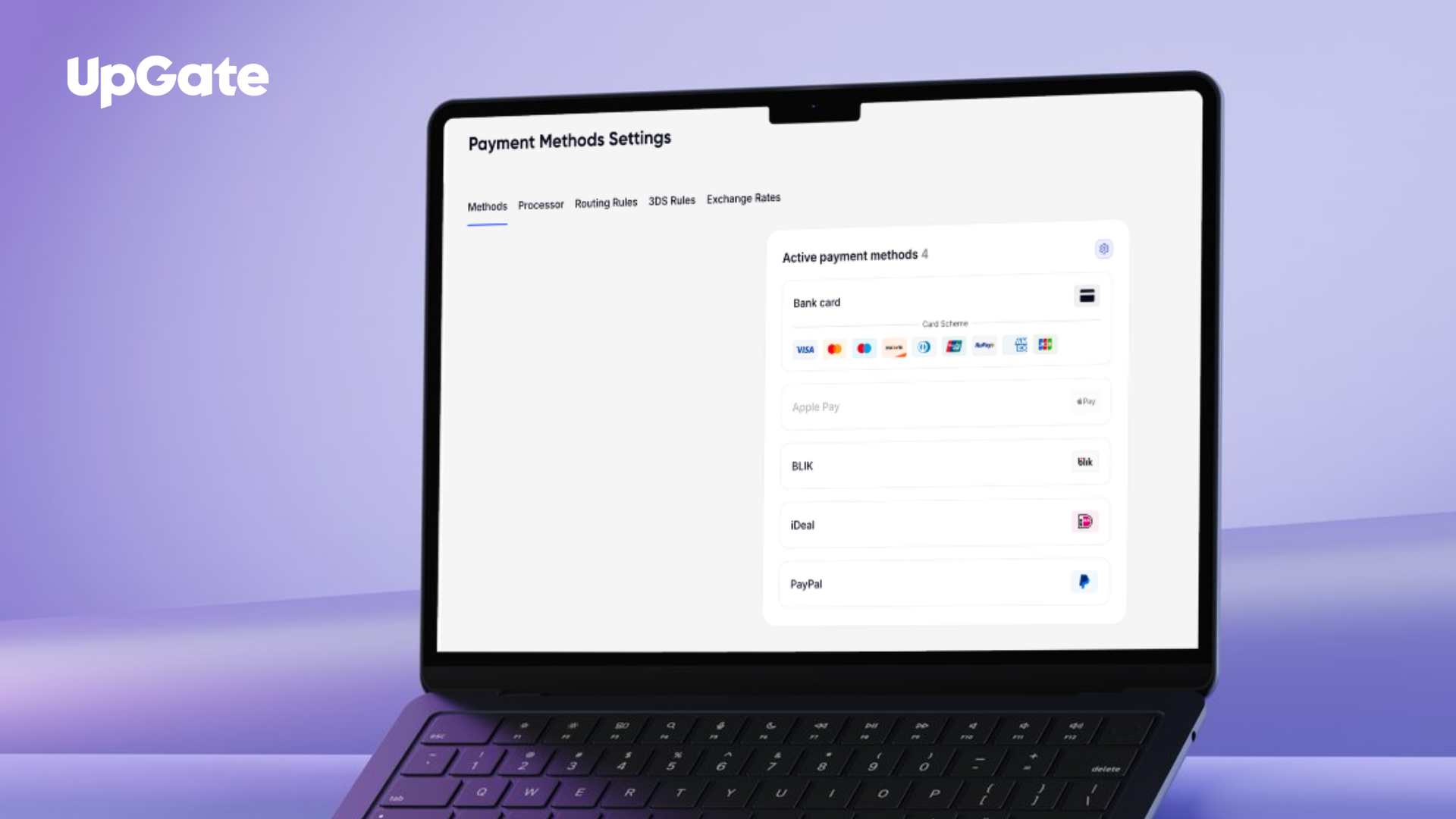 screenshot of UpGate