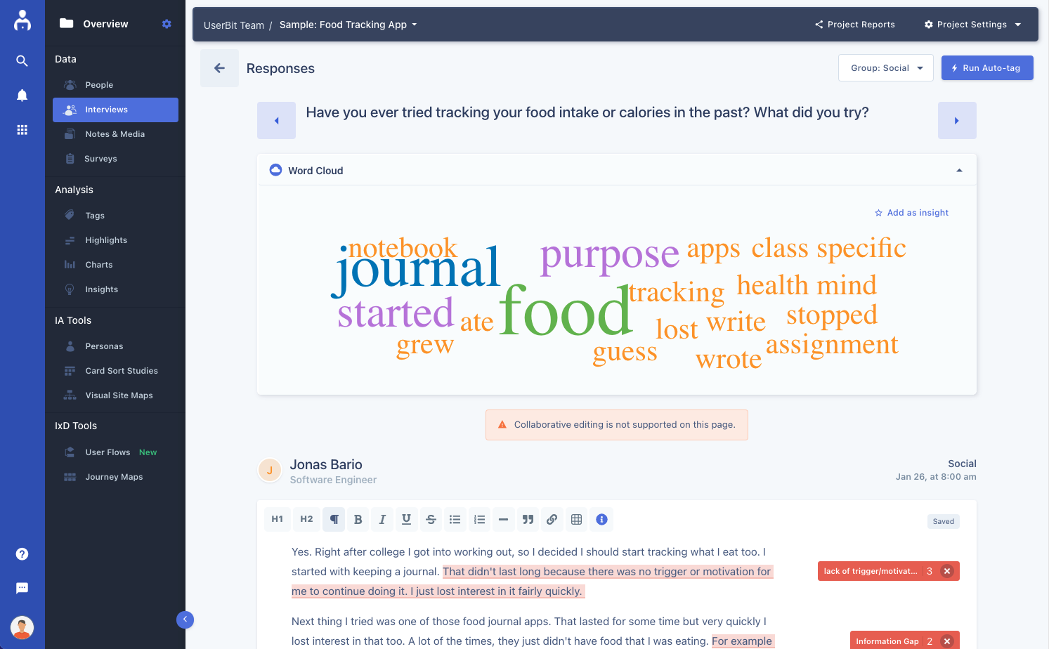 screenshot of Userbit