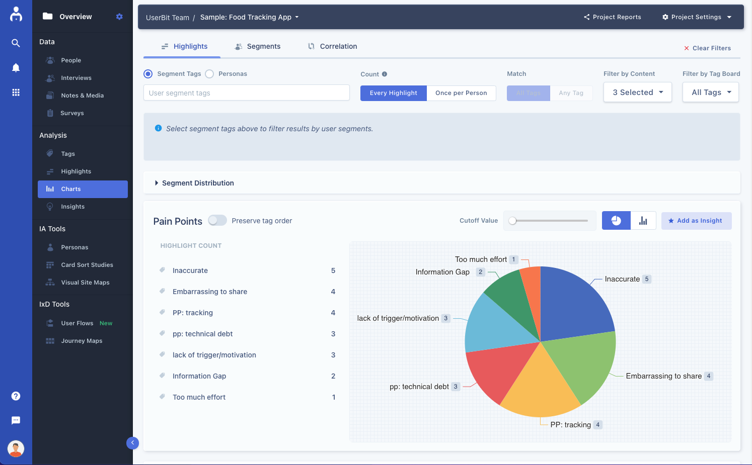 screenshot of Userbit