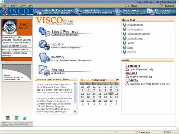 screenshot of VISCOchem