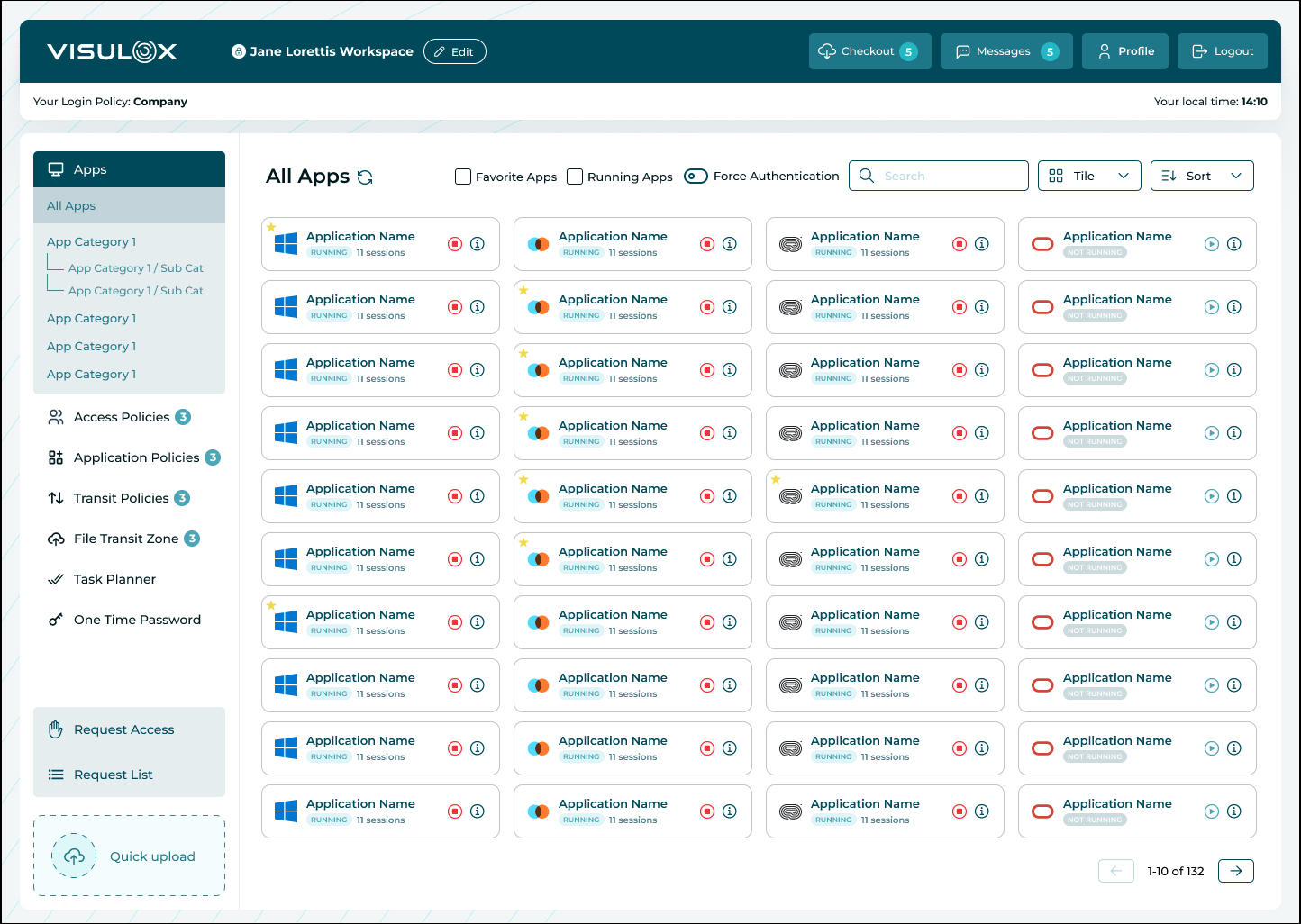 screenshot of VISULOX