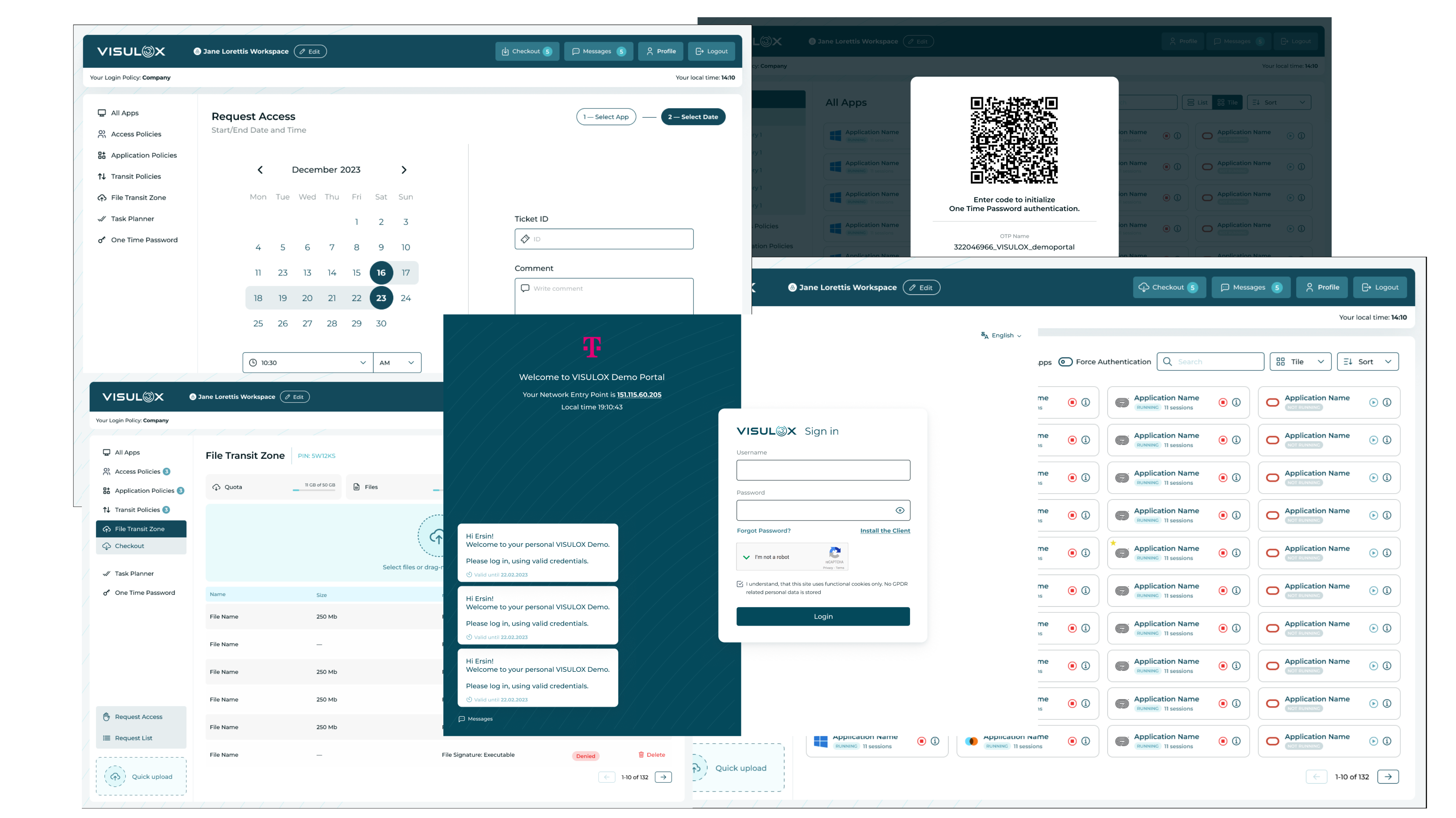 screenshot of VISULOX