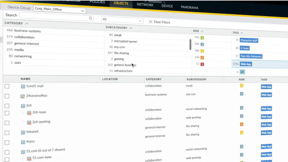 screenshot of VM-Series