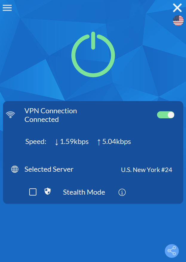 screenshot of VPNGN