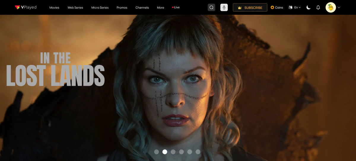 screenshot of VPlayed