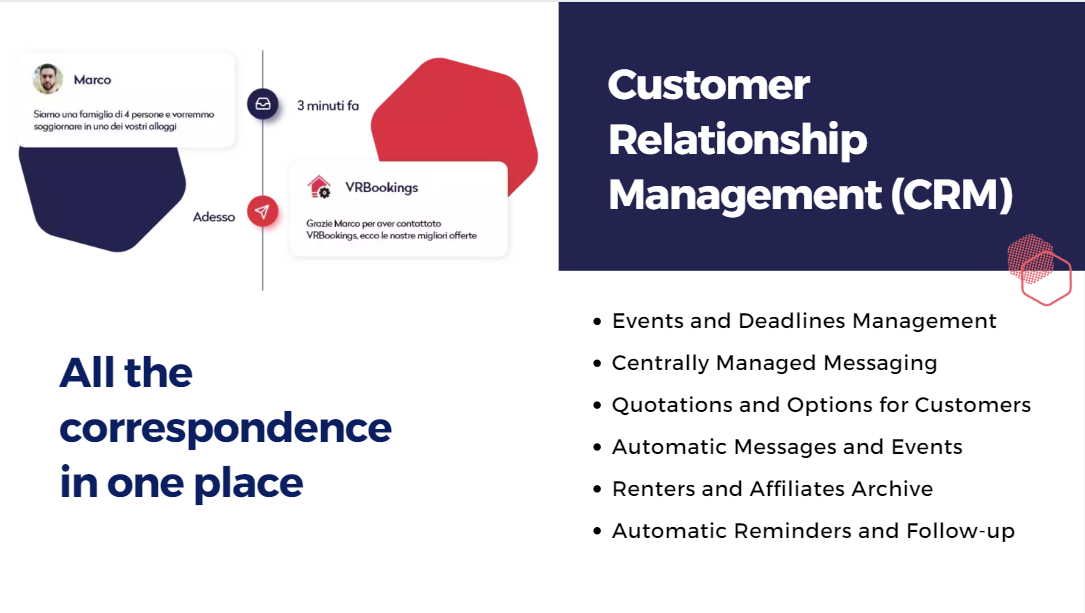 screenshot of VRBookings
