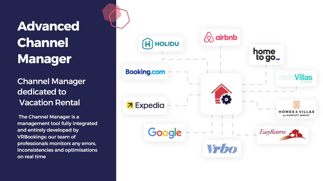 screenshot of VRBookings