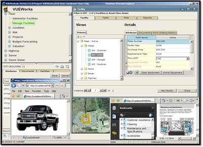 screenshot of VUEWorks