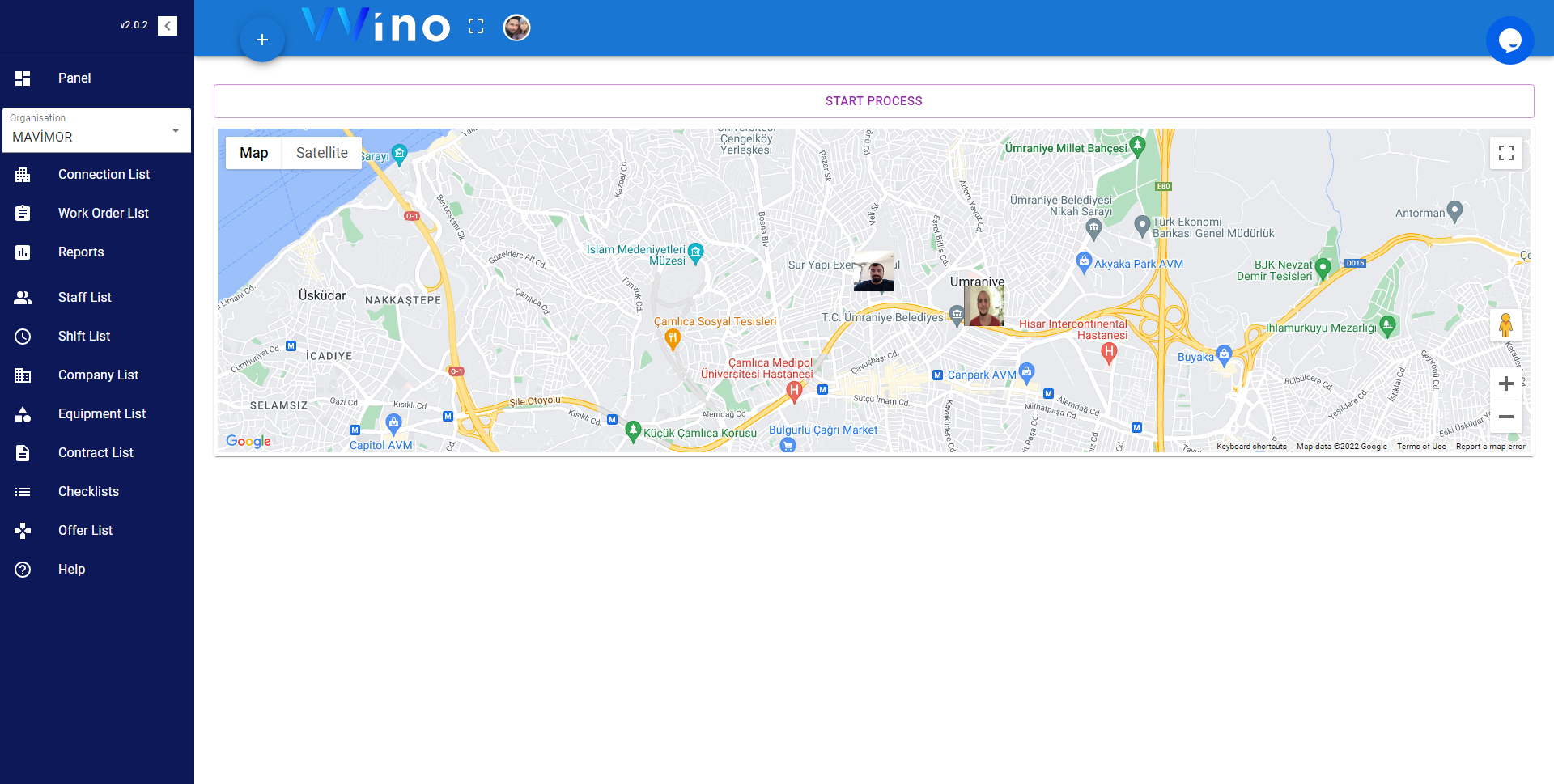 screenshot of VVino
