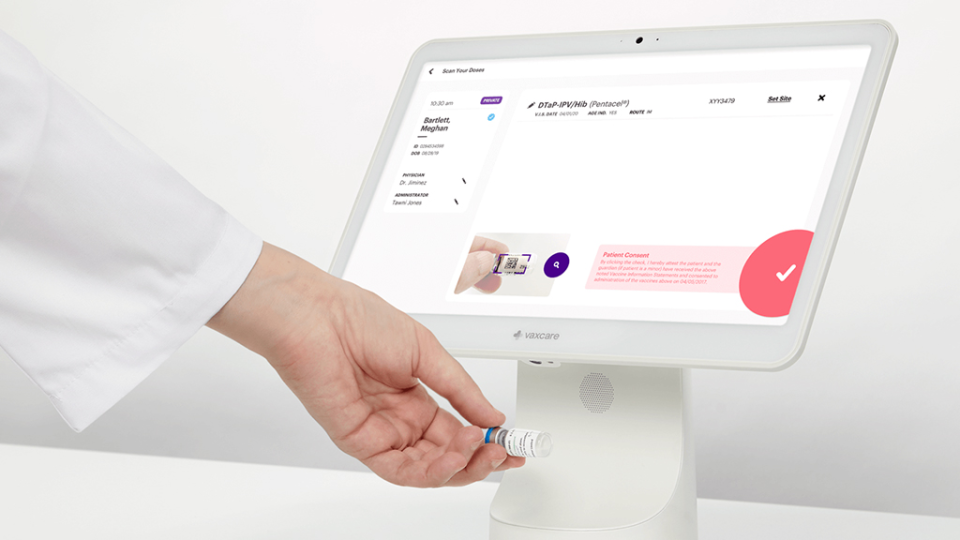 screenshot of VaxCare