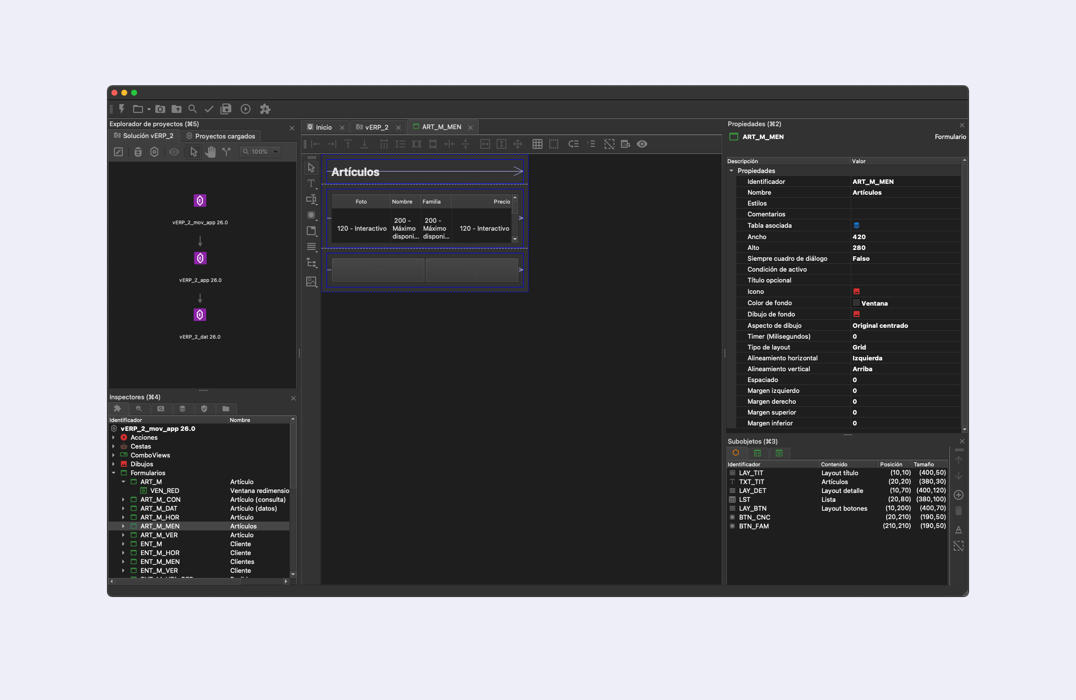 screenshot of Velneo