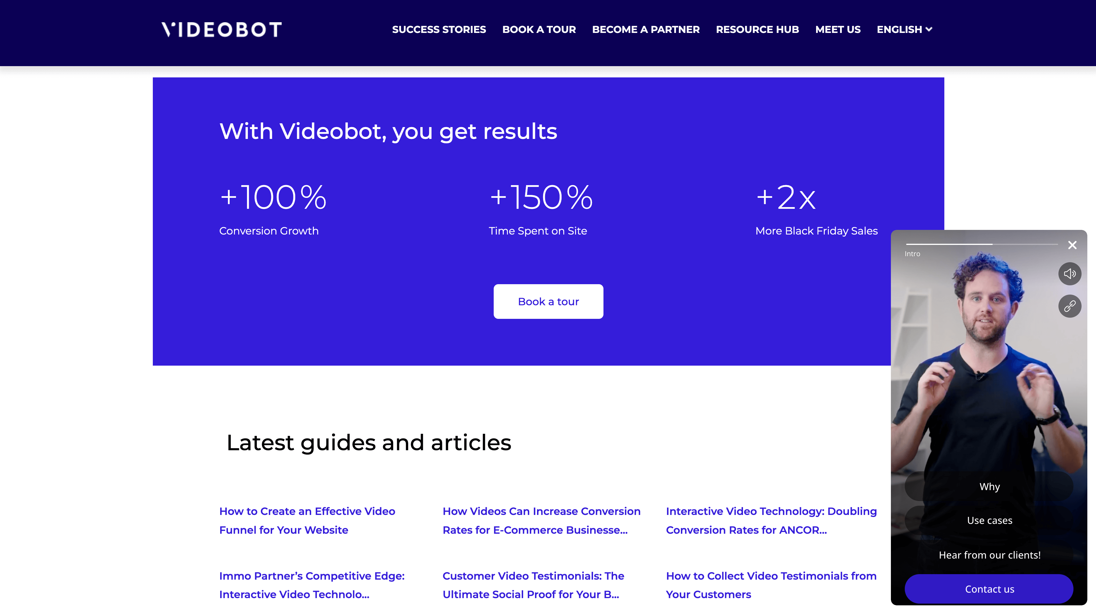screenshot of Videobot