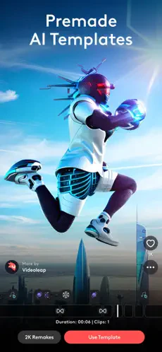 screenshot of Videoleap