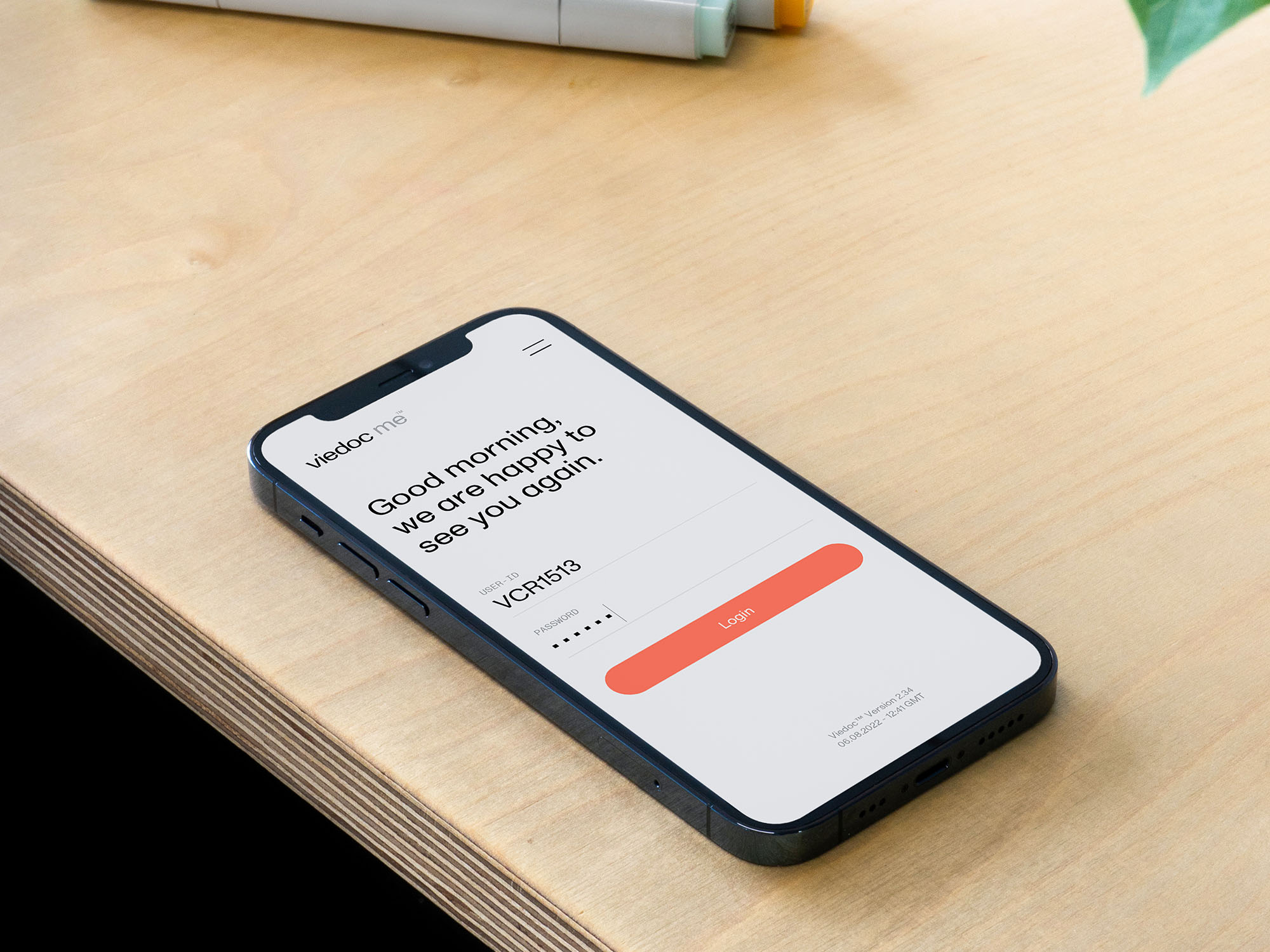 screenshot of Viedoc
