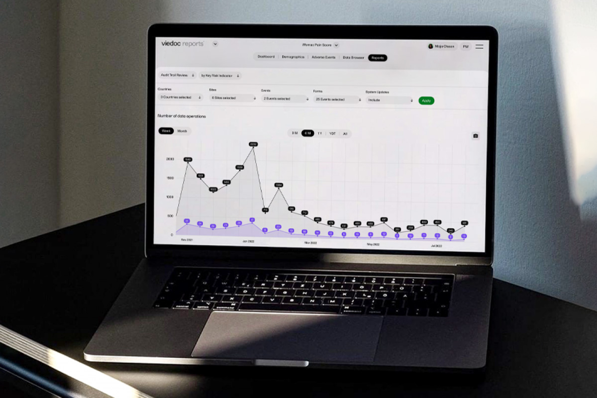 screenshot of Viedoc