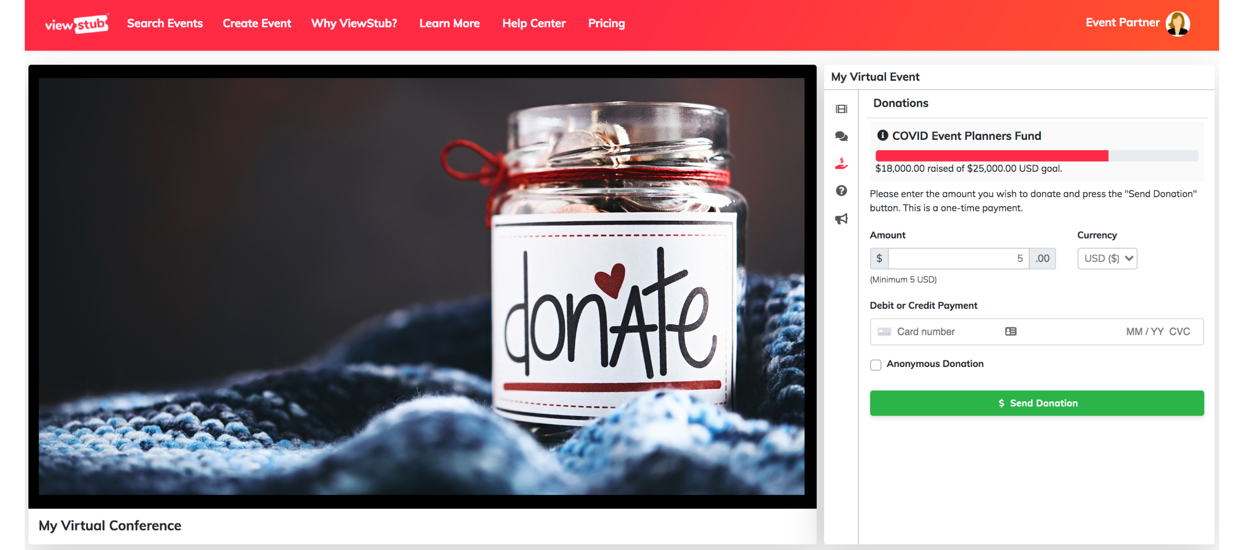 screenshot of ViewStub