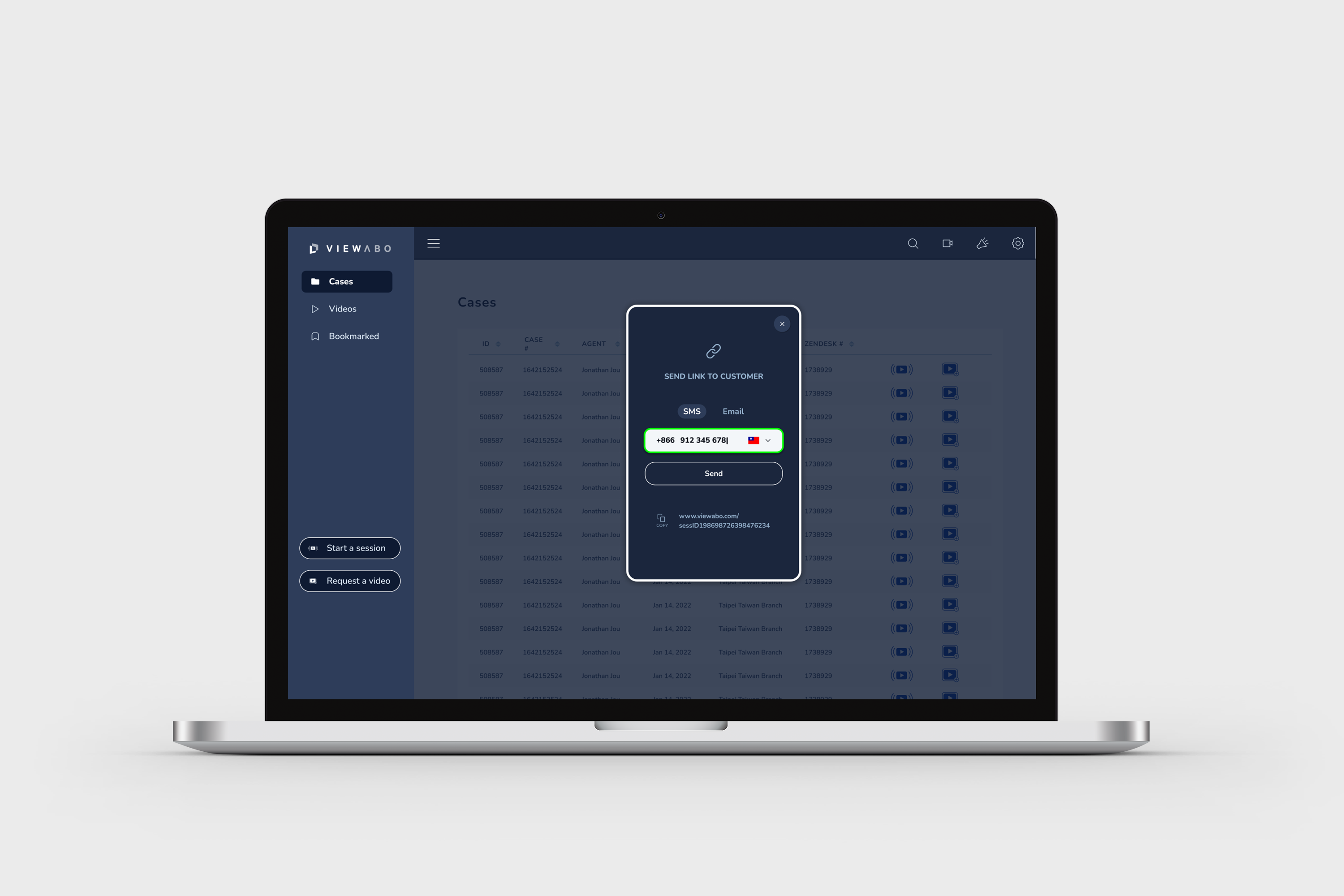 screenshot of Viewabo