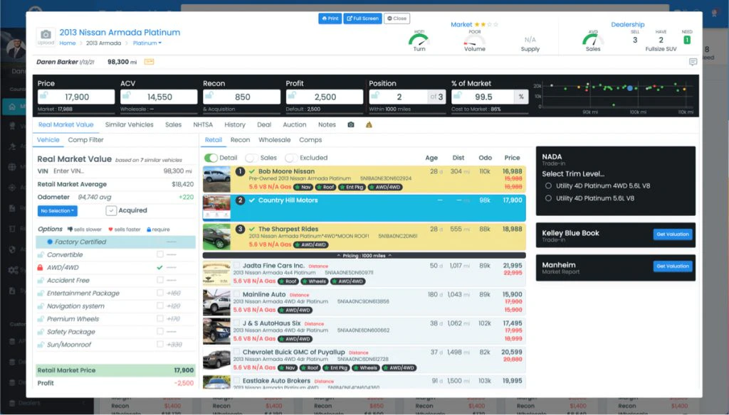 screenshot of VinCue