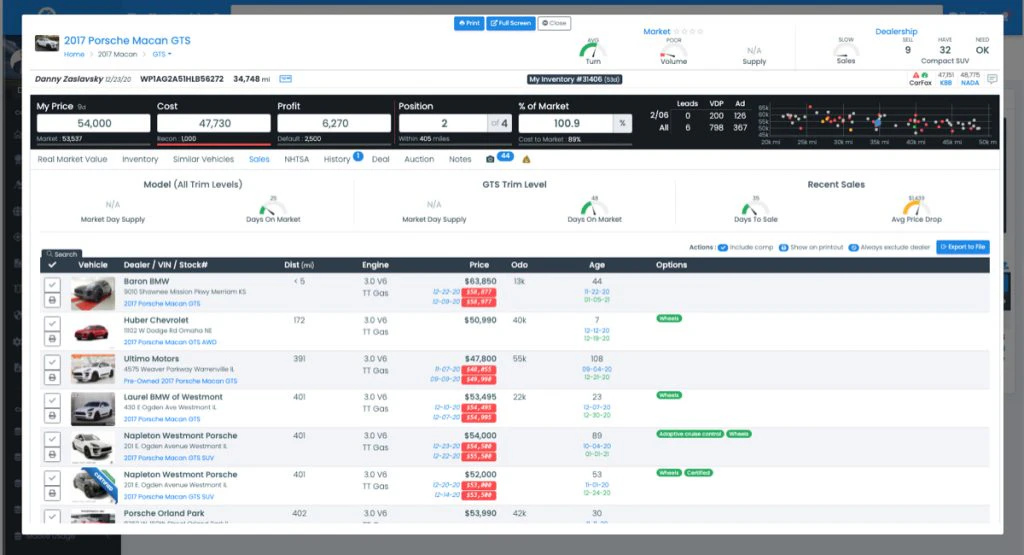 screenshot of VinCue