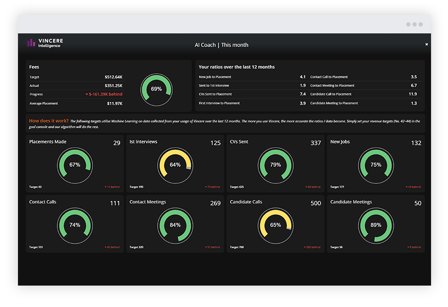screenshot of Vincere